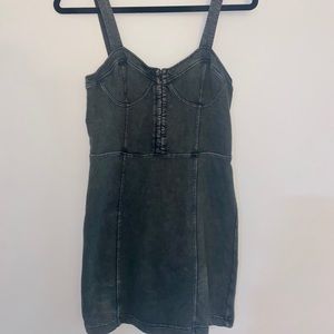 free people intimates lace me up bodycon